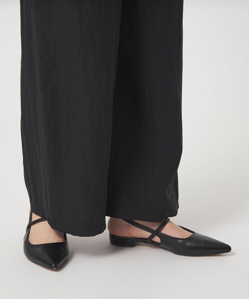 green label relaxing（グリーンレーベルリラクシング）の「［size SHORT/TALLあり］フィブリル Vネック オールインワン（つなぎ/オールインワン・レディース・ブラック/ベージュ・TALL/SHORT/FREE）」の22枚目の写真