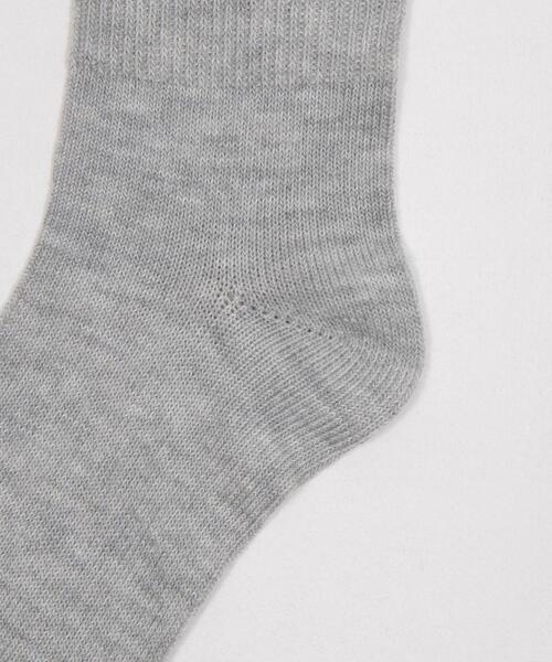 WEGO(ウィゴー)の「WEGO/刺繍ロゴローゲージゆるリブソックス(ソックス/靴下・レディース・ホワイト/ライトグレー/ブラック・23-25cm)」の20枚目の写真