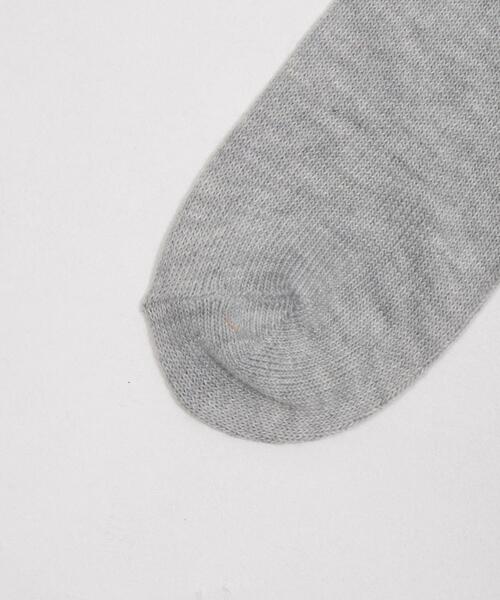 WEGO(ウィゴー)の「WEGO/刺繍ロゴローゲージゆるリブソックス(ソックス/靴下・レディース・ホワイト/ライトグレー/ブラック・23-25cm)」の21枚目の写真