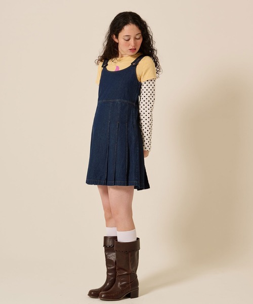 TINA：JOJUN（ティーナジョジュン）の「パンチング ミドル ウエスタンブーツ TINA：JOJUN（ブーツ・レディース・ブラウン/キャメル・S/M/L）」の7枚目の写真