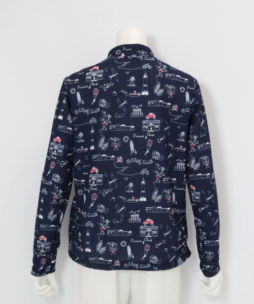 Picone CLUB(ピッコーネクラブ)の「総柄プリントUVプルオーバー(Tシャツ/カットソー・レディース・ブルー/ホワイト/ネイビー/イエロー・13号/11号/9号)」の8枚目の写真