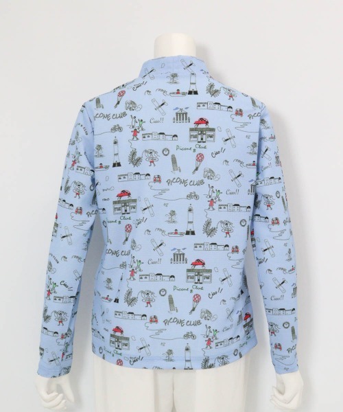 Picone CLUB(ピッコーネクラブ)の「総柄プリントUVプルオーバー(Tシャツ/カットソー・レディース・ブルー/ホワイト/ネイビー/イエロー・13号/11号/9号)」の9枚目の写真