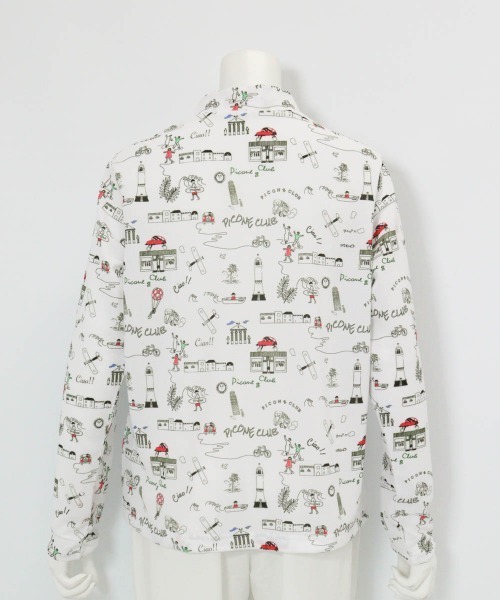Picone CLUB(ピッコーネクラブ)の「総柄プリントUVプルオーバー(Tシャツ/カットソー・レディース・ブルー/ホワイト/ネイビー/イエロー・13号/11号/9号)」の10枚目の写真