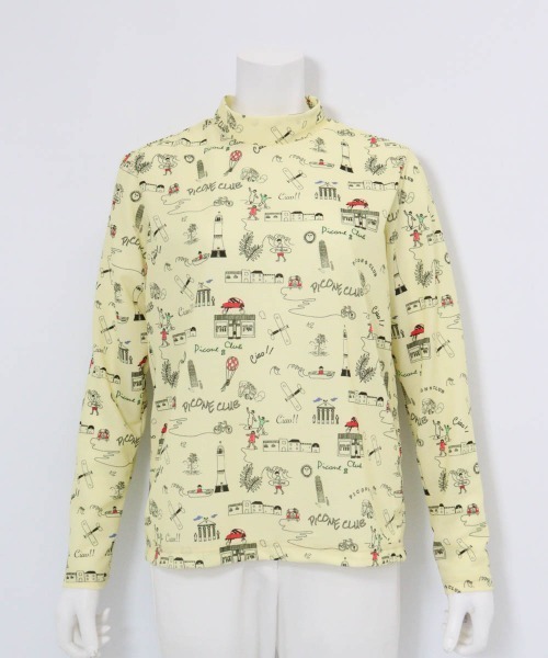 Picone CLUB(ピッコーネクラブ)の「総柄プリントUVプルオーバー(Tシャツ/カットソー・レディース・ブルー/ホワイト/ネイビー/イエロー・13号/11号/9号)」の11枚目の写真