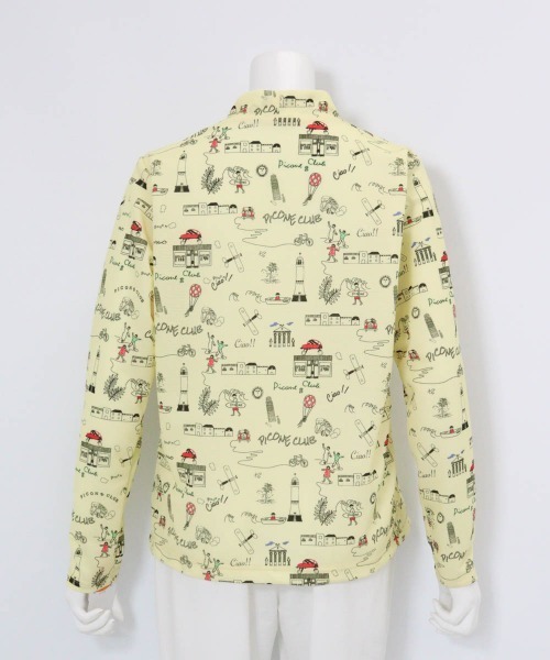 Picone CLUB(ピッコーネクラブ)の「総柄プリントUVプルオーバー(Tシャツ/カットソー・レディース・ブルー/ホワイト/ネイビー/イエロー・13号/11号/9号)」の12枚目の写真