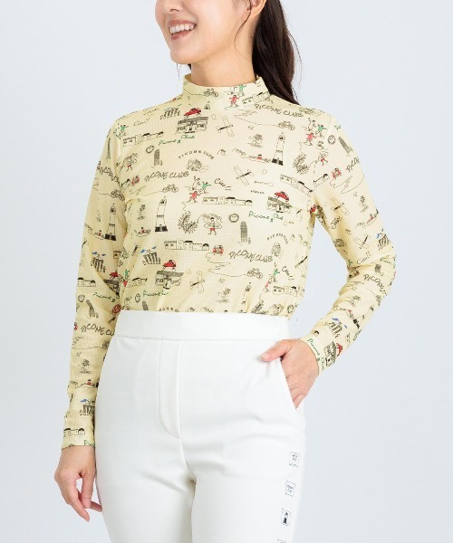 Picone CLUB(ピッコーネクラブ)の「総柄プリントUVプルオーバー(Tシャツ/カットソー・レディース・ブルー/ホワイト/ネイビー/イエロー・13号/11号/9号)」の17枚目の写真