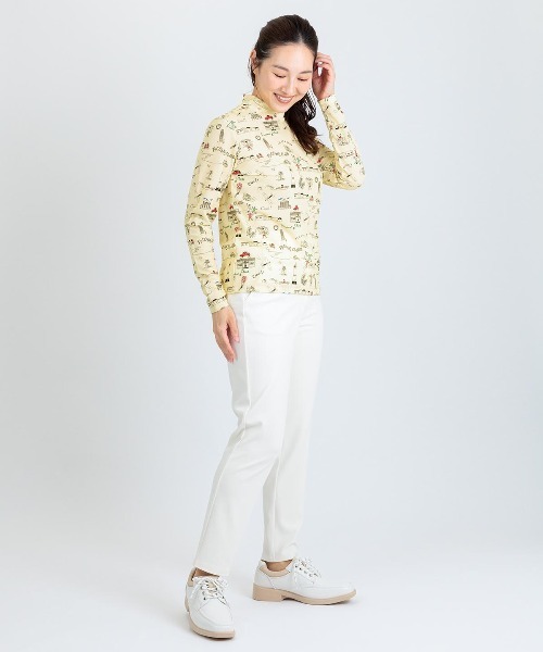 Picone CLUB(ピッコーネクラブ)の「総柄プリントUVプルオーバー(Tシャツ/カットソー・レディース・ブルー/ホワイト/ネイビー/イエロー・13号/11号/9号)」の18枚目の写真