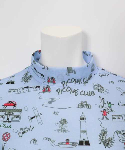 Picone CLUB(ピッコーネクラブ)の「総柄プリントUVプルオーバー(Tシャツ/カットソー・レディース・ブルー/ホワイト/ネイビー/イエロー・13号/11号/9号)」の20枚目の写真
