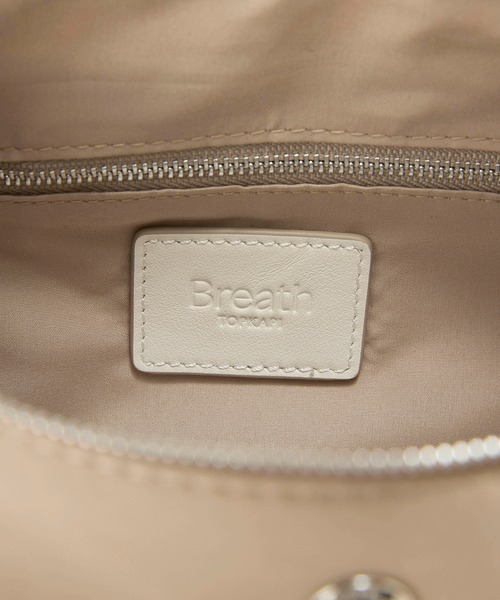 Breath TOPKAPI(ブレストプカピ)の「【Breath TOPKAPI】MORPH モーフ リンクルナイロン ショルダーバッグ 軽量 / 撥水(ショルダーバッグ・レディース・グレー/ベージュ/ブラック・FREE)」の6枚目の写真