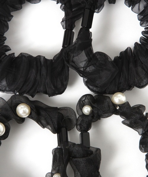 GLOBAL WORK(グローバルワーク)の「アソートゴム4点セット/642629(ヘアゴム・レディース・ベージュ系その他5/ブラック系その他/グレー系その他/ブラック系その他7/ベージュ系その他6/ブラック系その他4/ホワイト系その他・FREE)」の13枚目の写真