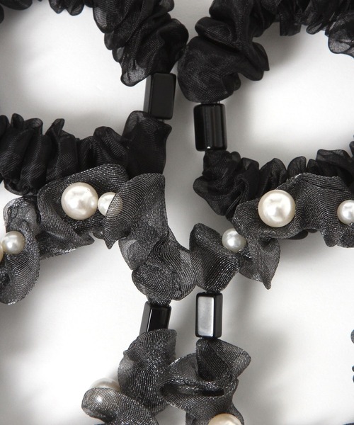 GLOBAL WORK(グローバルワーク)の「アソートゴム4点セット/642629(ヘアゴム・レディース・ベージュ系その他5/ブラック系その他/グレー系その他/ブラック系その他7/ベージュ系その他6/ブラック系その他4/ホワイト系その他・FREE)」の14枚目の写真