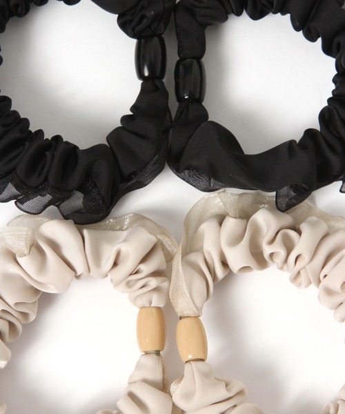 GLOBAL WORK(グローバルワーク)の「アソートゴム4点セット/642629(ヘアゴム・レディース・ベージュ系その他5/ブラック系その他/グレー系その他/ブラック系その他7/ベージュ系その他6/ブラック系その他4/ホワイト系その他・FREE)」の9枚目の写真