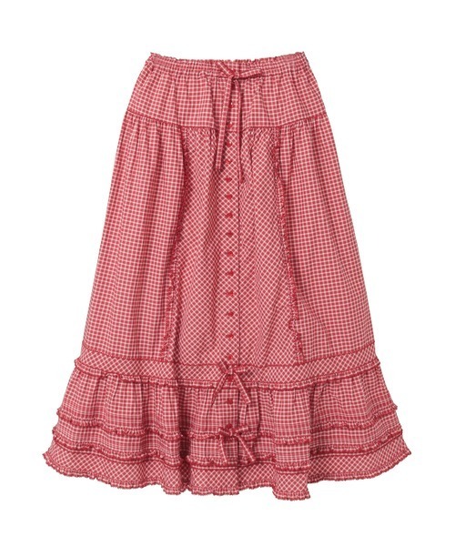 PINK HOUSE(ピンクハウス)の「オリジナルチェックスカート(スカート・レディース・レッド系/ピンク系/グリーン系/ブルー系/ブラック系・フリー)」の5枚目の写真