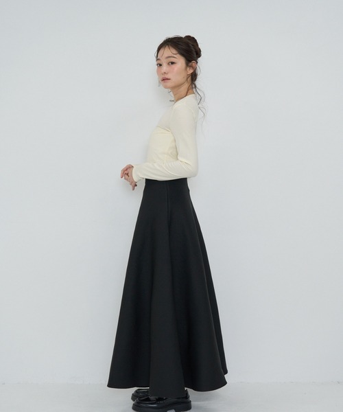 Cla STEllaR(クラステラ)の「healthy long shirt(Tシャツ/カットソー・レディース・ネイビー/ブラウン/アイボリー・FREE)」の11枚目の写真