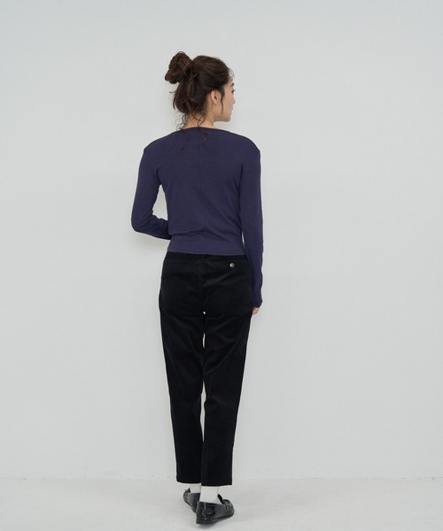 Cla STEllaR(クラステラ)の「healthy long shirt(Tシャツ/カットソー・レディース・ネイビー/ブラウン/アイボリー・FREE)」の20枚目の写真