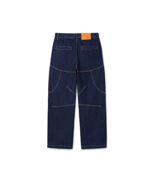 9999ARCHIVE（9999アーカイブ）の「Back Slit Regular Denim Pants（デニムパンツ・メンズ・ネイビー・1/2/3）」の3枚目の写真
