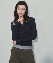 レイヤード ポロ ヘンリー トップス