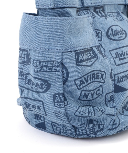 AVIREX（アヴィレックス）の「《直営店限定》DENIM PATTERN MINI TOTE BAG（トートバッグ・レディース・ブラック/ブルー系その他・F）」の15枚目の写真
