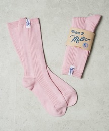 MILLER（ミラー）の「"02"≪Robert P. Miller≫ピスネーム パネルリブ クルーソックス（ソックス/靴下）」