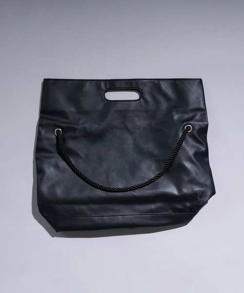 Ellno Loset(エルノロゼット)の「multi way shoulder bag(ショルダーバッグ・メンズ・グレー/ブラック/アイボリー・FREE)」の7枚目の写真