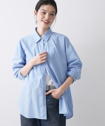 Dessin | 【洗える】バックボタンオーバーシャツ(シャツ/ブラウス)