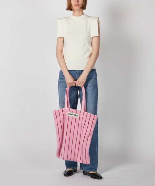 BONGUSTA(ボングスタ)の「BONGUSTA Naram Totebag(トートバッグ・レディース・ベージュ/ライトグリーン/ホワイト/ブラウン/その他/ライトピンク/ライトブラウン・FREE)」の20枚目の写真