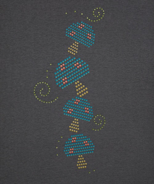 aeae(エーイーエーイー)の「MUSHROOM HOTFIX TEE(Tシャツ/カットソー・レディース・チャコールグレー/ホワイト・FREE)」の9枚目の写真