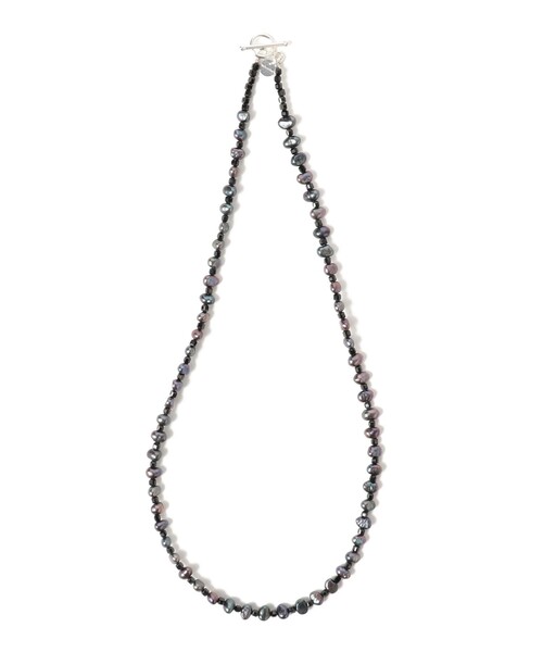 les bonbon(ルボンボン)の「les bon bon / Ombre パール ネックレス(ネックレス・レディース・ブラック・ONE SIZE)」の1枚目の写真