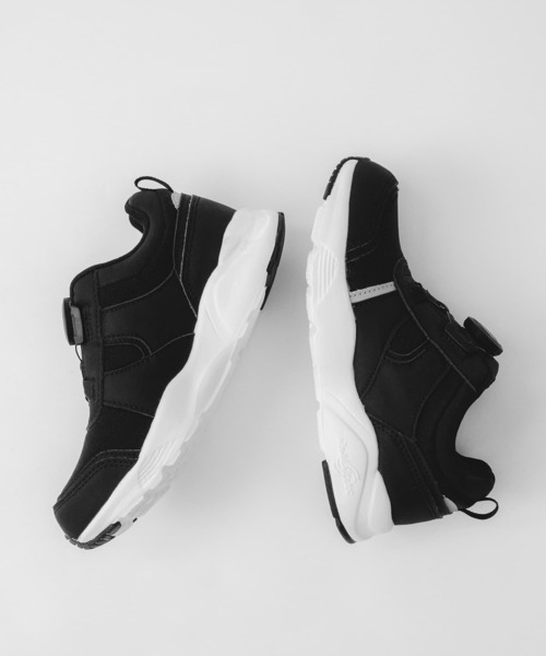 DIAL DRIVE（ダイヤルドライブ）の「ダイヤルドライブ DAILY（スニーカー・キッズ・ブラック/カーキ・17cm/18cm/19cm/20cm/21cm/23cm）」の4枚目の写真