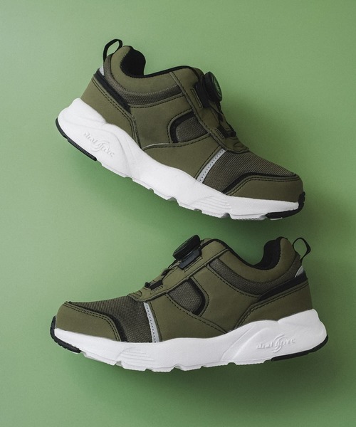 DIAL DRIVE（ダイヤルドライブ）の「ダイヤルドライブ DAILY（スニーカー・キッズ・ブラック/カーキ・17cm/18cm/19cm/20cm/21cm/23cm）」の10枚目の写真