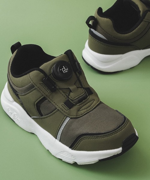 DIAL DRIVE（ダイヤルドライブ）の「ダイヤルドライブ DAILY（スニーカー・キッズ・ブラック/カーキ・17cm/18cm/19cm/20cm/21cm/23cm）」の11枚目の写真