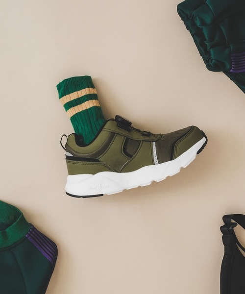 DIAL DRIVE（ダイヤルドライブ）の「ダイヤルドライブ DAILY（スニーカー・キッズ・ブラック/カーキ・17cm/18cm/19cm/20cm/21cm/23cm）」の14枚目の写真