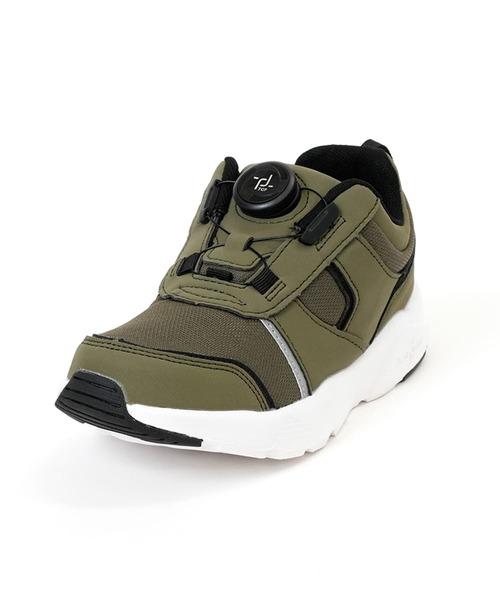 DIAL DRIVE（ダイヤルドライブ）の「ダイヤルドライブ DAILY（スニーカー・キッズ・ブラック/カーキ・17cm/18cm/19cm/20cm/21cm/23cm）」の22枚目の写真