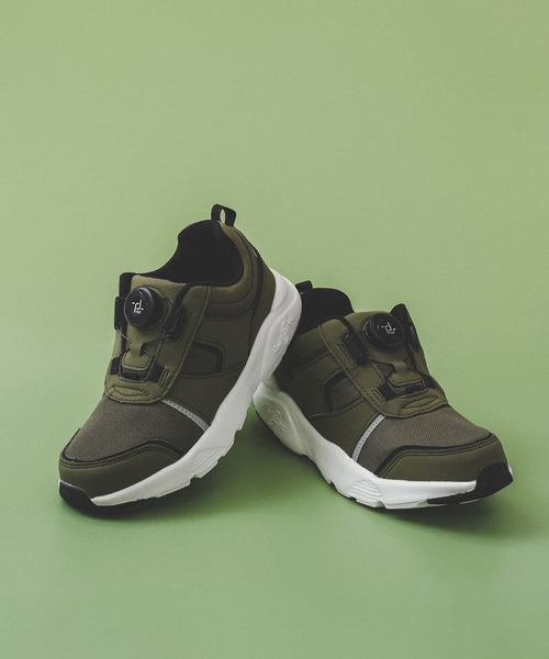 DIAL DRIVE（ダイヤルドライブ）の「ダイヤルドライブ DAILY（スニーカー・キッズ・ブラック/カーキ・17cm/18cm/19cm/20cm/21cm/23cm）」の8枚目の写真