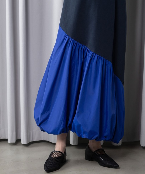 MARECHAL TERRE(マルシャルテル)の「ニットコンビネーションワンピース(ワンピース・レディース・ネイビー/ブラック/ライトカーキ/ライトグレー・MEDIUM)」の12枚目の写真