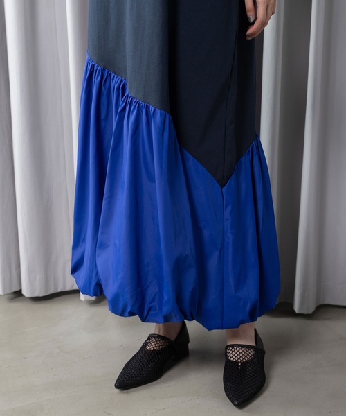 MARECHAL TERRE(マルシャルテル)の「ニットコンビネーションワンピース(ワンピース・レディース・ネイビー/ブラック/ライトカーキ/ライトグレー・MEDIUM)」の13枚目の写真