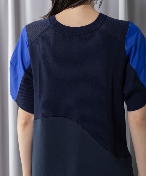 MARECHAL TERRE(マルシャルテル)の「ニットコンビネーションワンピース(ワンピース・レディース・ネイビー/ブラック/ライトカーキ/ライトグレー・MEDIUM)」の15枚目の写真