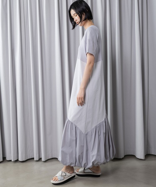MARECHAL TERRE(マルシャルテル)の「ニットコンビネーションワンピース(ワンピース・レディース・ネイビー/ブラック/ライトカーキ/ライトグレー・MEDIUM)」の22枚目の写真