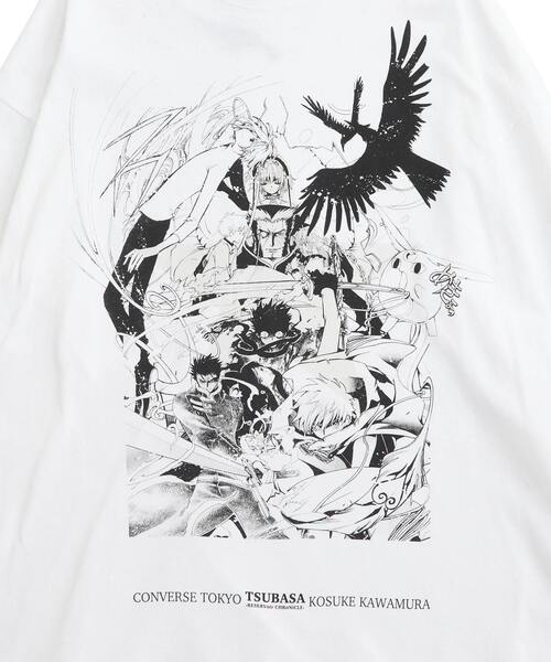 CONVERSE TOKYO(コンバーストウキョウ)の「【CLAMP】『ツバサ-RESERVoir CHRoNiCLE-』GRAPHIC LONGSLEEVE TEE(Tシャツ/カットソー・レディース・ホワイト・FREE)」の3枚目の写真