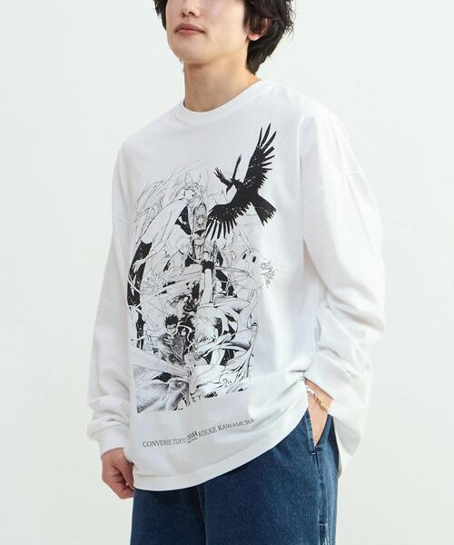 CONVERSE TOKYO(コンバーストウキョウ)の「【CLAMP】『ツバサ-RESERVoir CHRoNiCLE-』GRAPHIC LONGSLEEVE TEE(Tシャツ/カットソー・レディース・ホワイト・FREE)」の6枚目の写真
