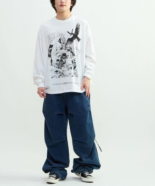 CONVERSE TOKYO(コンバーストウキョウ)の「【CLAMP】『ツバサ-RESERVoir CHRoNiCLE-』GRAPHIC LONGSLEEVE TEE(Tシャツ/カットソー・レディース・ホワイト・FREE)」の7枚目の写真