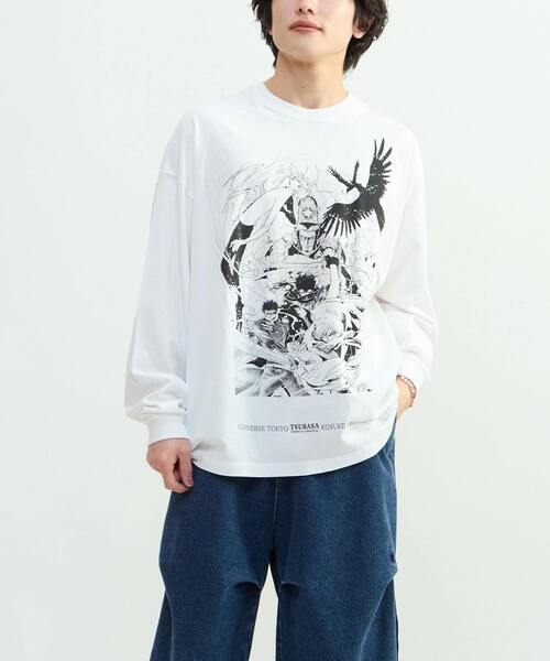 CONVERSE TOKYO(コンバーストウキョウ)の「【CLAMP】『ツバサ-RESERVoir CHRoNiCLE-』GRAPHIC LONGSLEEVE TEE(Tシャツ/カットソー・レディース・ホワイト・FREE)」の9枚目の写真