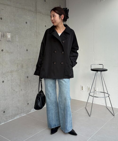 CAPRICIEUX LE'MAGE(カプリシューレマージュ)の「【サイズ展開あり】バックギャザーコート(その他アウター・レディース・ホワイト系その他/ベージュ/ブラック・36/38)」の21枚目の写真