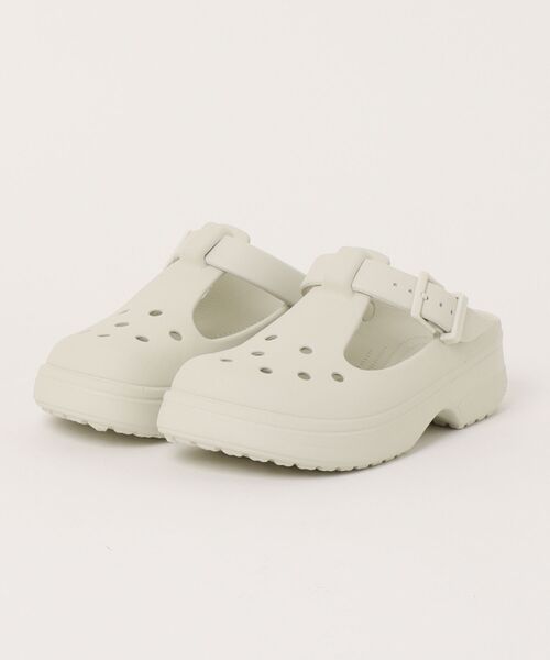 crocs（クロックス）の「【crocs】CLS Mary Jane Clog（サンダル・レディース・ブラック/ホワイト・24.0cm/23.0cm/22.0cm）」の2枚目の写真