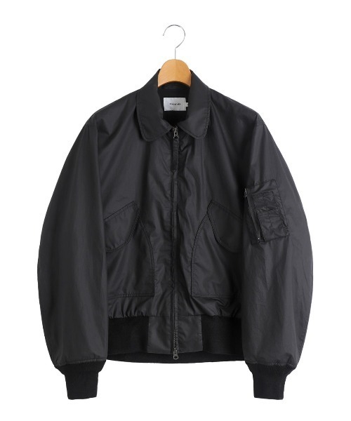 PORT BY ARK（ポートバイアーク）の「PORT BY ARK / ポートバイアーク：Aviator Jacket：PO19-BL01[COR]（ブルゾン・メンズ・ブラック・2/1）」の22枚目の写真