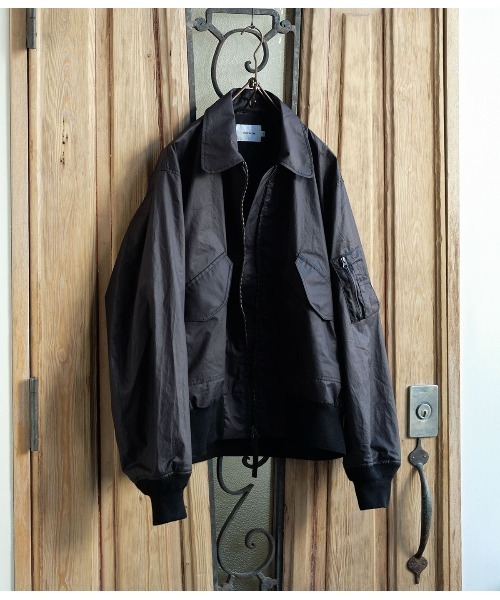 PORT BY ARK（ポートバイアーク）の「PORT BY ARK / ポートバイアーク：Aviator Jacket：PO19-BL01[COR]（ブルゾン・メンズ・ブラック・2/1）」の21枚目の写真