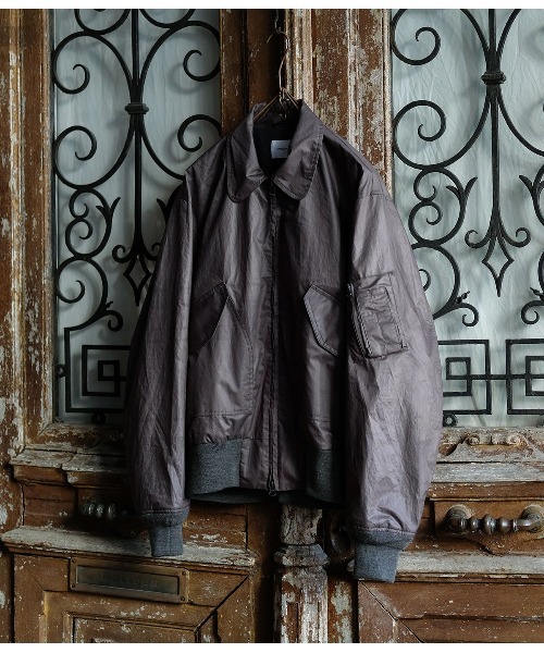 PORT BY ARK（ポートバイアーク）の「PORT BY ARK / ポートバイアーク：Aviator Jacket：PO19-BL01[COR]（ブルゾン・メンズ・ブラック・2/1）」の5枚目の写真