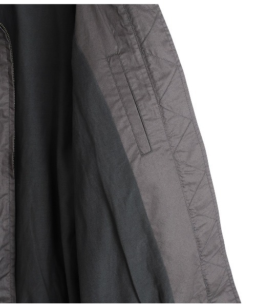 PORT BY ARK（ポートバイアーク）の「PORT BY ARK / ポートバイアーク：Aviator Jacket：PO19-BL01[COR]（ブルゾン・メンズ・ブラック・2/1）」の13枚目の写真