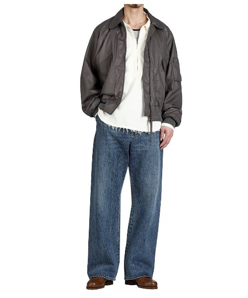 PORT BY ARK（ポートバイアーク）の「PORT BY ARK / ポートバイアーク：Aviator Jacket：PO19-BL01[COR]（ブルゾン・メンズ・ブラック・2/1）」の18枚目の写真