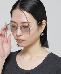 NOEYEDIA（ノーアイディア）の「noeyedia/リムレススクエアグラス（サングラス）」